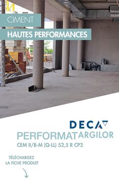 Ciment DECA PERFORMAT ARGILOR CEM II B-M (Q-LL) 52.5 R CP2